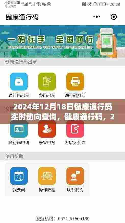 2024年12月18日健康通行码实时动向查询，影响深远，健康生活新动向
