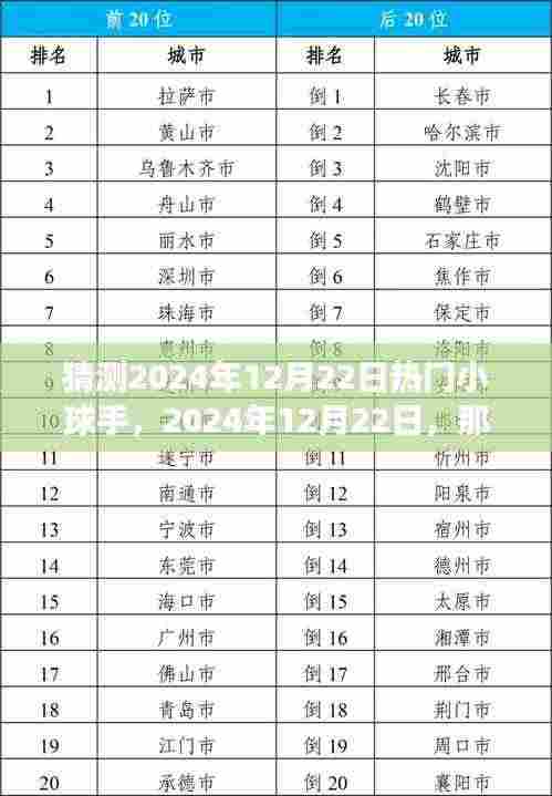 友情与梦想交织，小球手之星在2024年12月22日的冉冉升起之旅