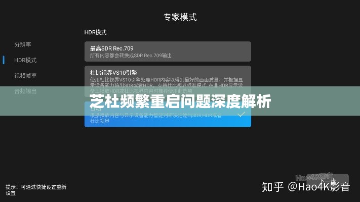芝杜频繁重启问题深度解析