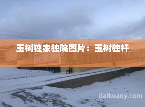 玉树独家独院图片：玉树独杆 