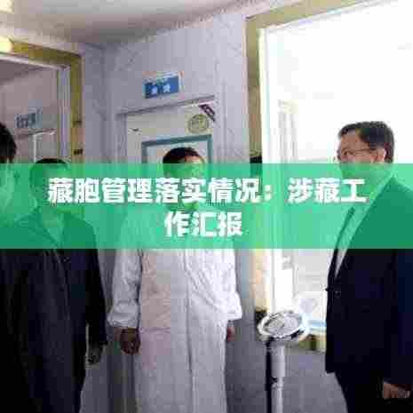 藏胞管理落实情况：涉藏工作汇报 