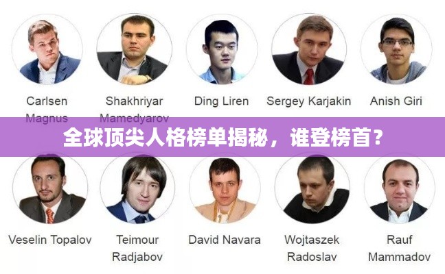 全球顶尖人格榜单揭秘，谁登榜首？