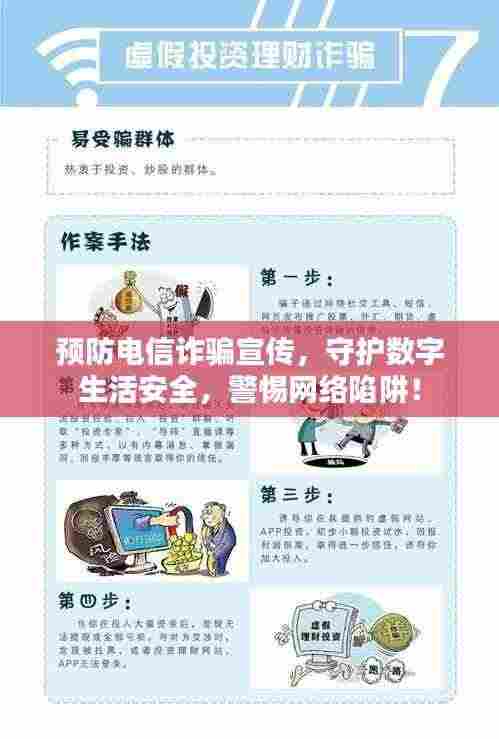 预防电信诈骗宣传,守护数字生活安全,警惕网络陷阱!