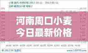 河南周口小麦今日最新价格走势分析