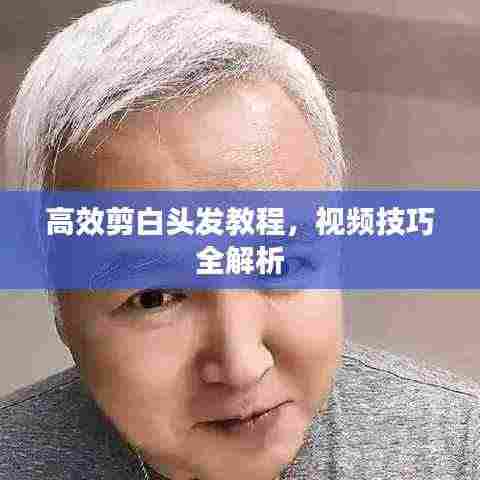 高效剪白头发教程,视频技巧全解析