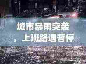 城市暴雨突袭,上班路遇暂停,节奏随雨而停