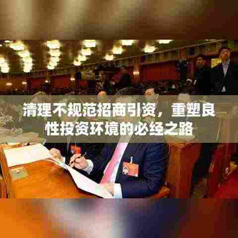 清理不规范招商引资,重塑良性投资环境的必经之路