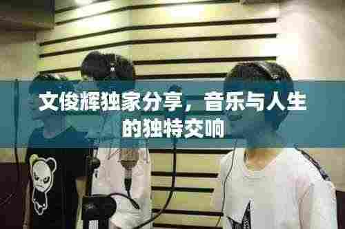 文俊辉独家分享，音乐与人生的独特交响